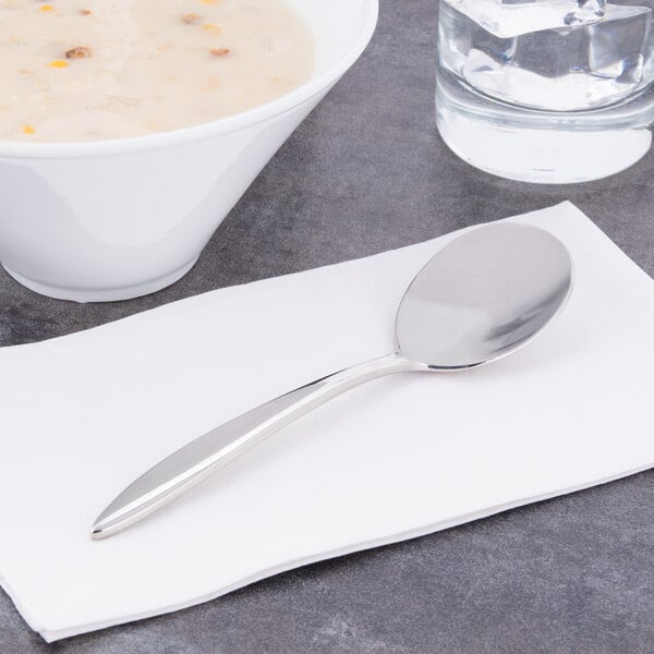 Libbey 982 016 Contempra 6" X-Heavy Bouillon Spoon – item 959982016 image 2