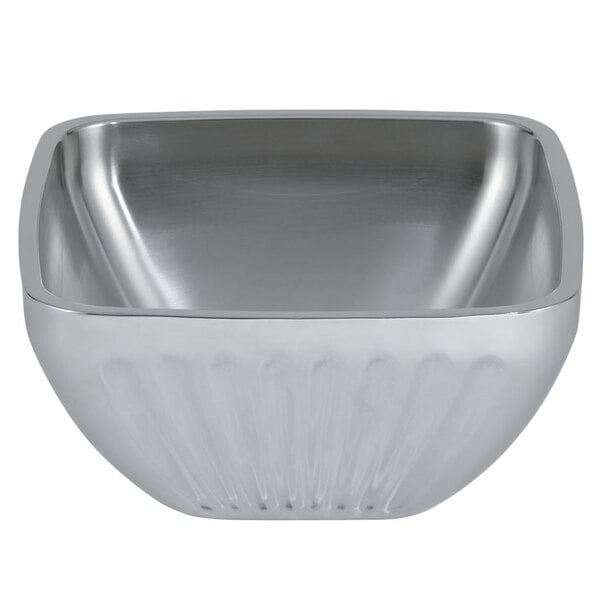 Vollrath 47684 Fluted Double Wall Square 8.2 Serving Bowl – item 92247684 image 2