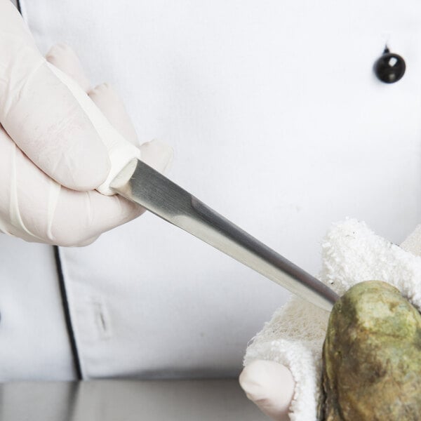 Dexter Oyster Knife w/ Short White Textured Poly Handle – item 21010433 image 2