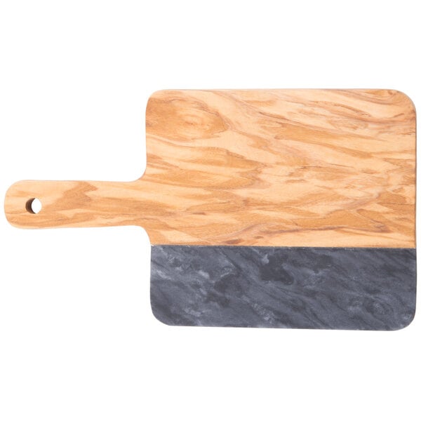 American Metalcraft 5 5/8" x 5 1/4" Olive Serving Board – item 124OWBB9 image 2