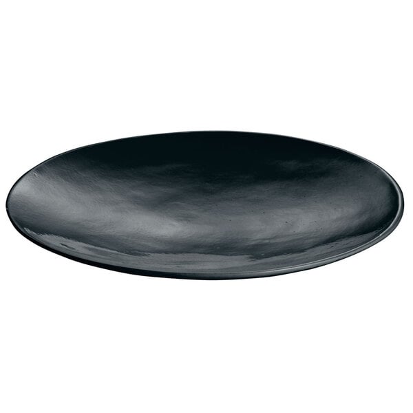 Tablecraft CW11009BK 20" x 3 1/2" Black Serving Platter – item 80811009DBK