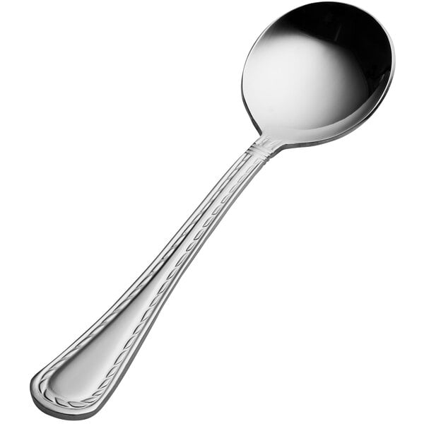 Bon Chef SBS401 Amore 6 1/16" Bonsteel Bouillon Spoon – item 201SBS401