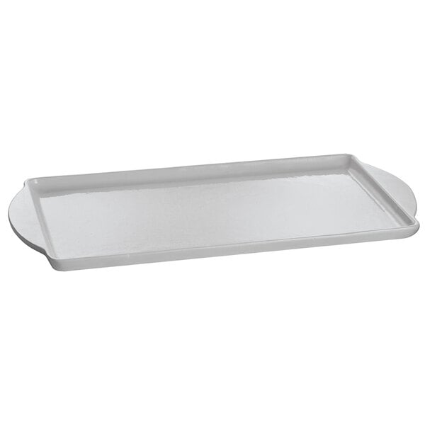 Tablecraft CW4220GY 13" x 24" Gray Serving Tray – item 8084220DGY