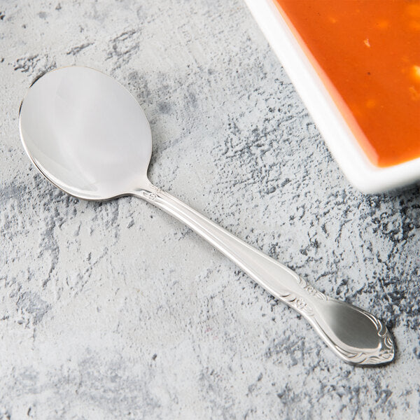 Libbey 901 016 Lady Astor 7 3/8" Heavy Bouillon Spoon – item 959901016 image 2