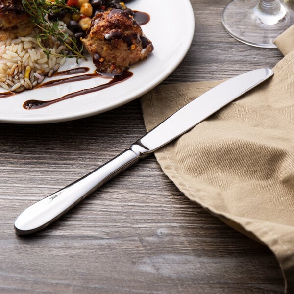 Walco Lancer 9 3/4" 18/10 X-Heavy European Dinner Knife – item 93594451 image 2