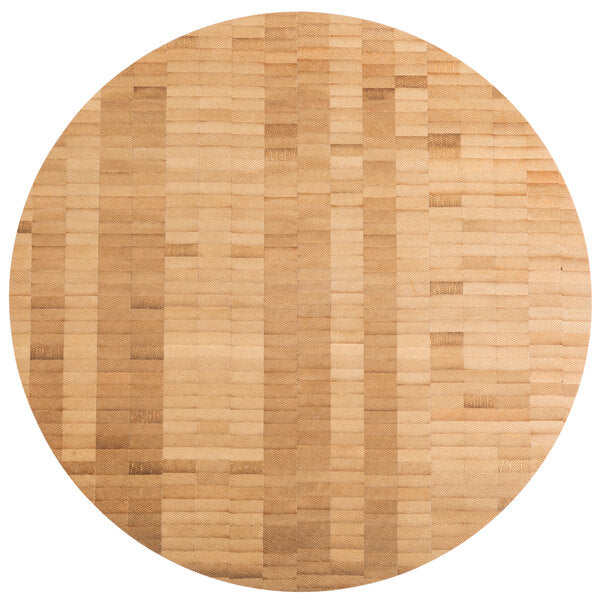 American Metalcraft 14" x 1 1/2" Bamboo Round Serving Board – item 124B14 image 2