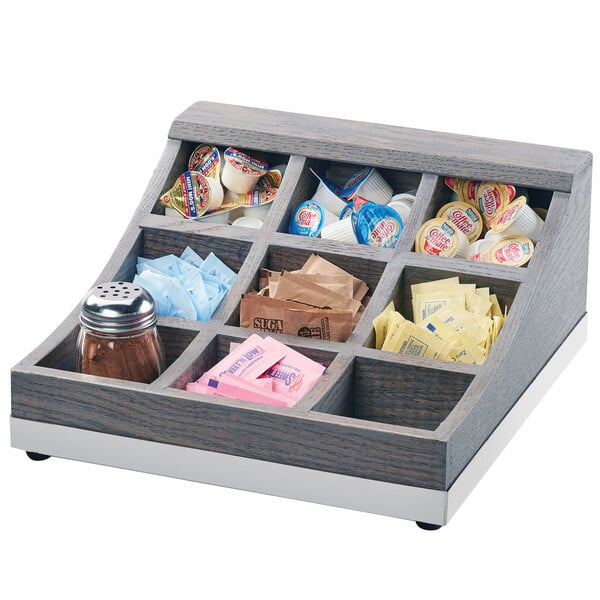 Ashwood 9 Compartment Condiment Organizer - 13" x 13 1/2" – item 211380183