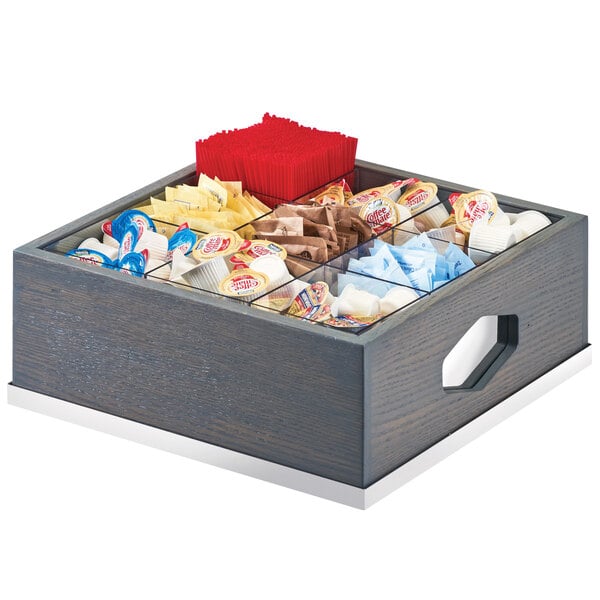 Ashwood Condiment Organizer w/ Removable Divider - 12" x 12" – item 211380983