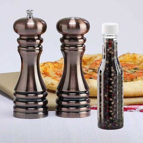 Chef Specialties 90076 7" Burnished Acrylic Salt & Pepper – item 58290076 image 2