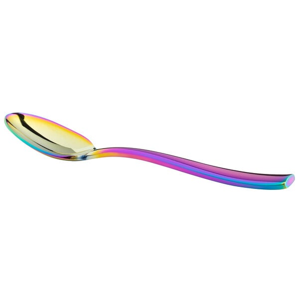 Bon Chef S3000RB Manhattan 6 1/2" Rainbow PVD Teaspoon – item 201S3000RB