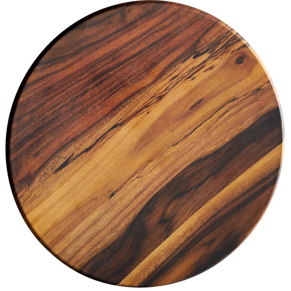 American Metalcraft Serving Board / Charger - Faux Acacia – item 124AWM14 image 2