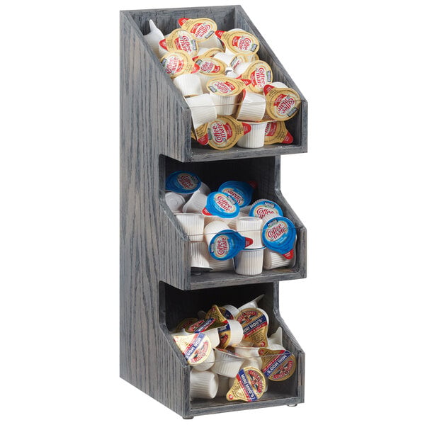 Cal-Mil Ashwood Gray Oak 3-Tier Condiment Display – item 211205383