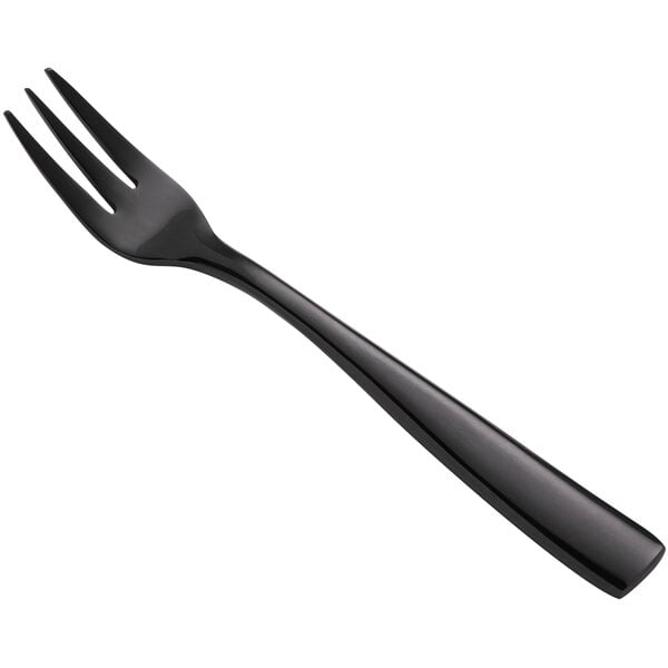 Bon Chef S3008B Manhattan 5 3/8" Black Oyster Cocktail Fork – item 201S3008B image 2