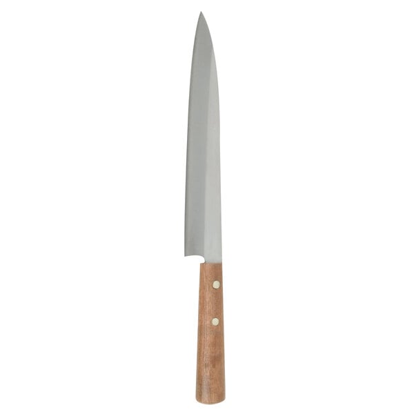 Thunder Group 8 1/2" Sashimi Knife w/ Riveted Wood Handle – item 407JAS014210