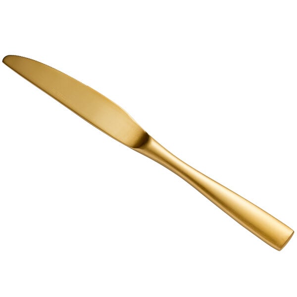 Bon Chef S3011GM Manhattan 9" Matte Gold Dinner Knife – item 201S3011GM image 2