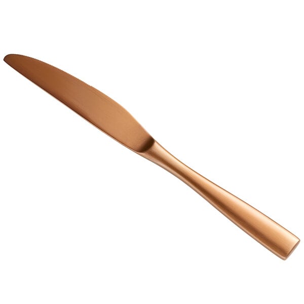 Bon Chef S3011RGM Manhattan 9" Matte Rose Gold Dinner Knife – item 201S3011RGM image 2