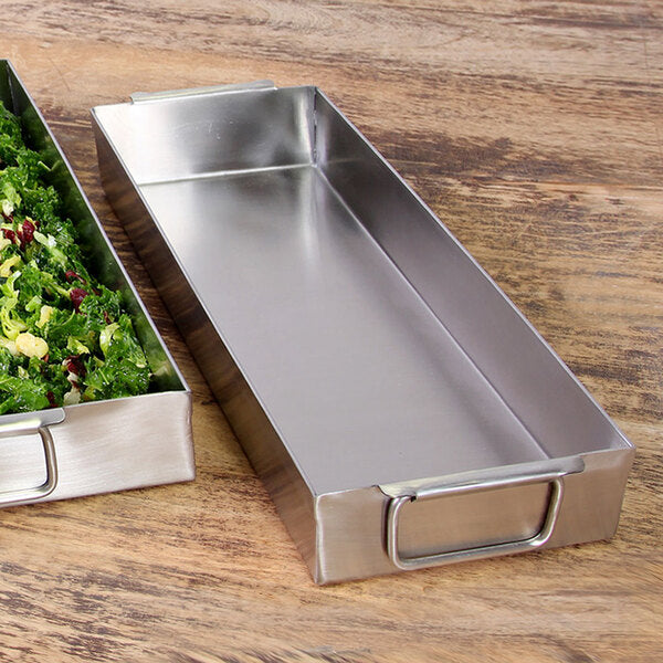 Elite Global Solutions SS6152 15" x Serving Tray w/ Handles – item 330SS6152 image 2