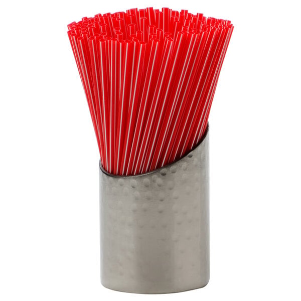 Round Angled Hammered Sugar Caddy - 2" x 2 3/4" – item 124HMSRSPH2 image 2