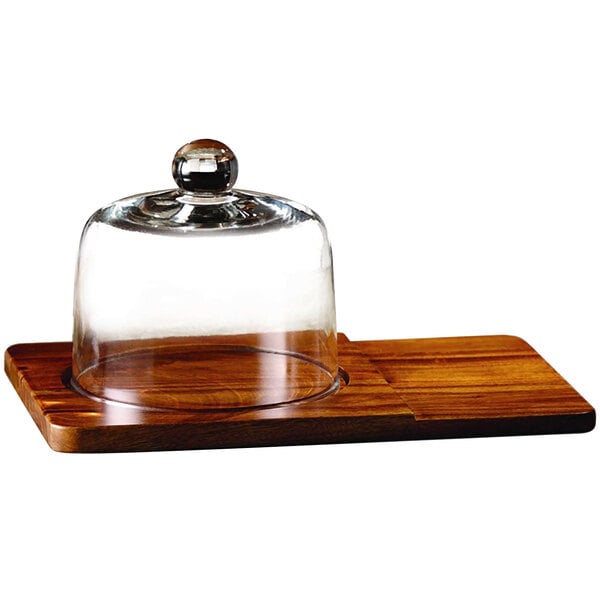 American Cheese Board w/ Glass Dome Cover by Jay Companies – item 494223767 image 2