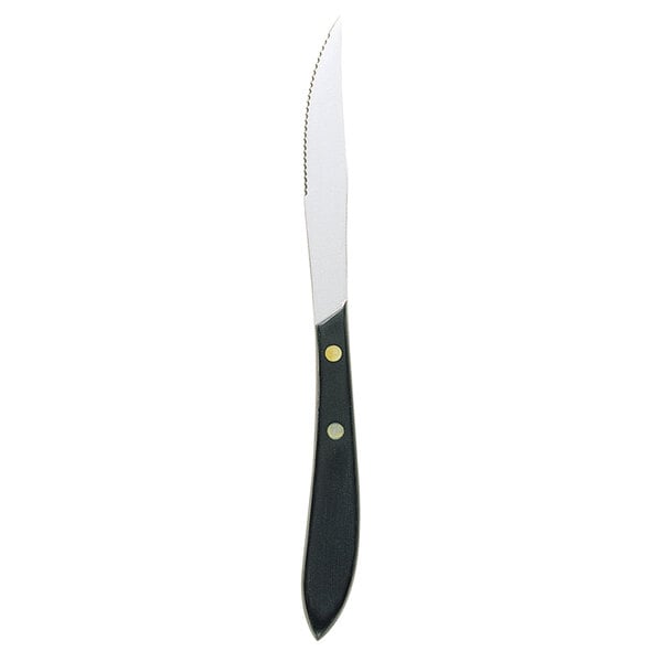 Walco 4" Serrated Steak Knife w/ Plastic Ebony Handle – item 935870527