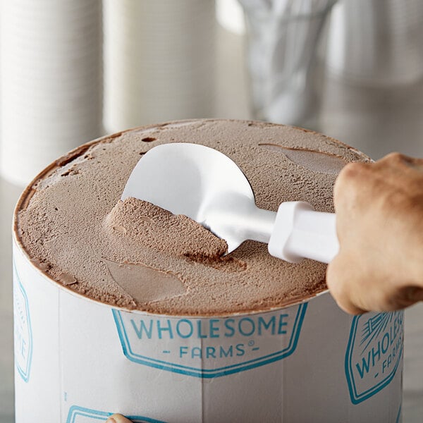 Thunder Group 9" White Handle Ice Cream Spade – item 407SLTHCS001 image 2