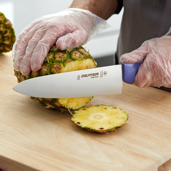 Dexter-Russell 12433P Sani-Safe 10" Purple Chef Knife – item 21012433P image 2