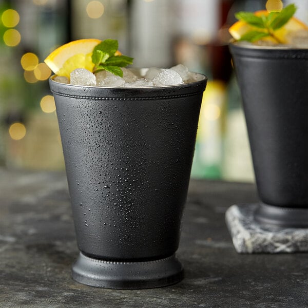 Acopa Alchemy 16 oz. Mint Julep Cup w/ Beaded Detailing – item 553JULEPBS16 image 2