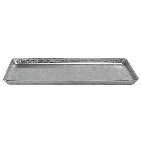 FOH Mod 12 1/2" x 8 1/4" Antique Finish Serving Plate – item 957MODSS128 image 2