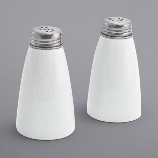 FOH 3 oz. Porcelain Salt & Pepper Shaker – item 957TSP009WH