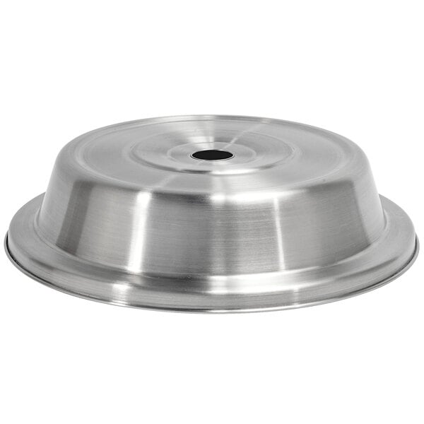 FOH 9 1/2" Brushed Round Plate Cover – item 957DCV002BSS