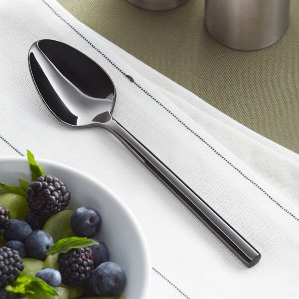 Acopa Phoenix Black 6 1/2" Teaspoon – item 267810001B image 2