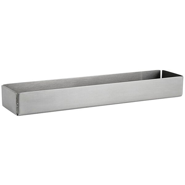 FOH 8 1/2" x 2" Brushed Sugar Caddy / Ramekin Holder – item 957BHO040BSS