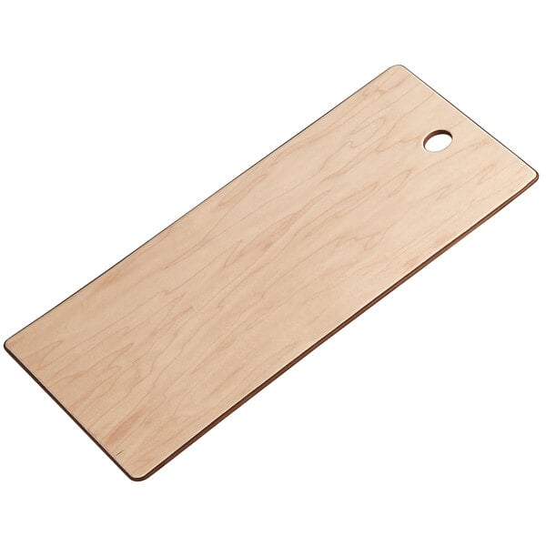 American Metalcraft 19" x 9" Maple Pressed Serving Board – item 124MBSB20