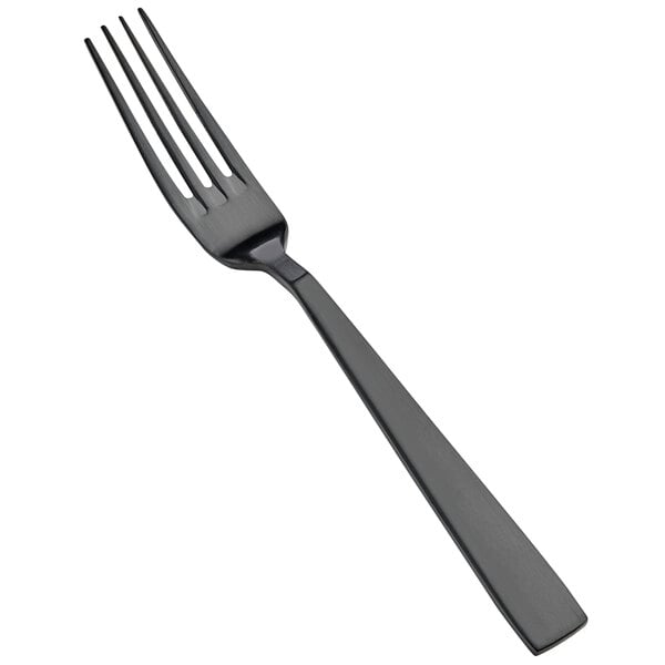 Bon Chef S3707BM Roman 7 1/8" Matte Black Dessert Fork – item 201S3707BM