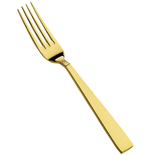 Bon Chef S3707G Roman 7 1/8" Gold Salad / Dessert Fork – item 201S3707G