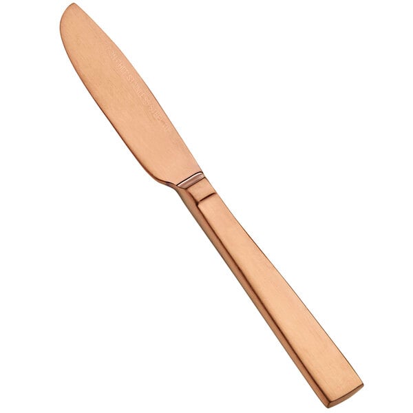 Bon Chef S3713RGM Roman 6 7/8" Matte Rose Gold Butter Knife – item 201S3713RGM