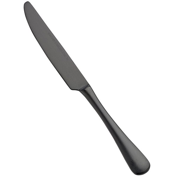 Bon Chef S4111BM Como 9 1/8" Matte Black Dinner Knife – item 201S4111BM