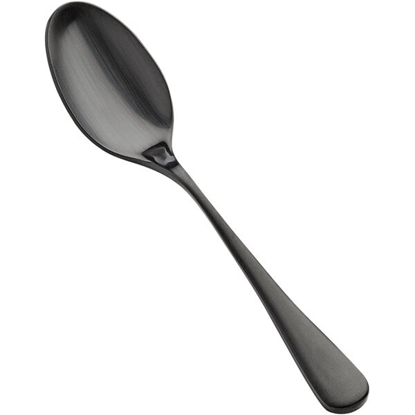 Bon Chef S4100BM Como 6 3/8" X-Heavy Matte Black Teaspoon – item 201S4100BM