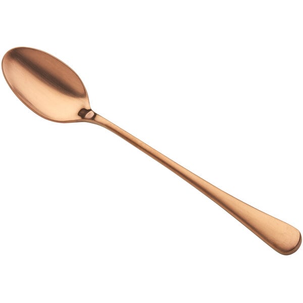 Bon Chef S4102RGM Como 7 7/8" Matte Rose Gold Iced Tea Spoon – item 201S4102RGM