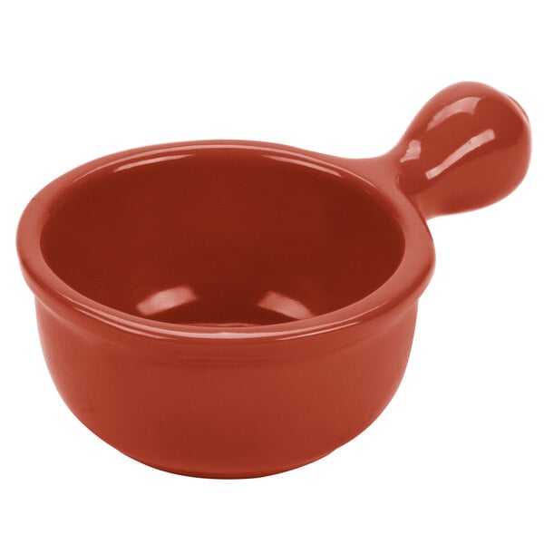 Tablecraft CW3370CP 8 oz. Copper Serving Bowl w/ Handle – item 8083370DCP image 2