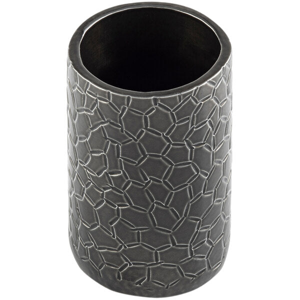Tablecraft 10739 Crackle Round Aluminum Sugar Packet Holder – item 80810739