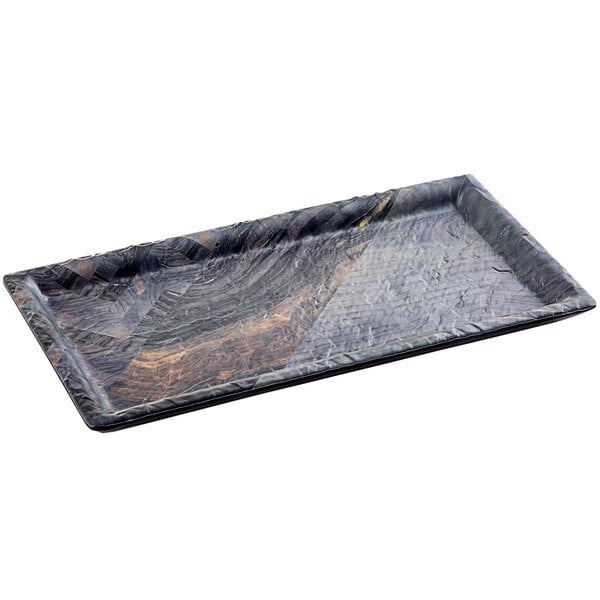 Tablecraft Barnwood 11" x 5 3/4" Faux Wood Serving Tray – item 80810019