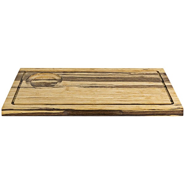 Front of the House 13" x 7" Crushed Bamboo Serving Board – item 957SPT051MUB