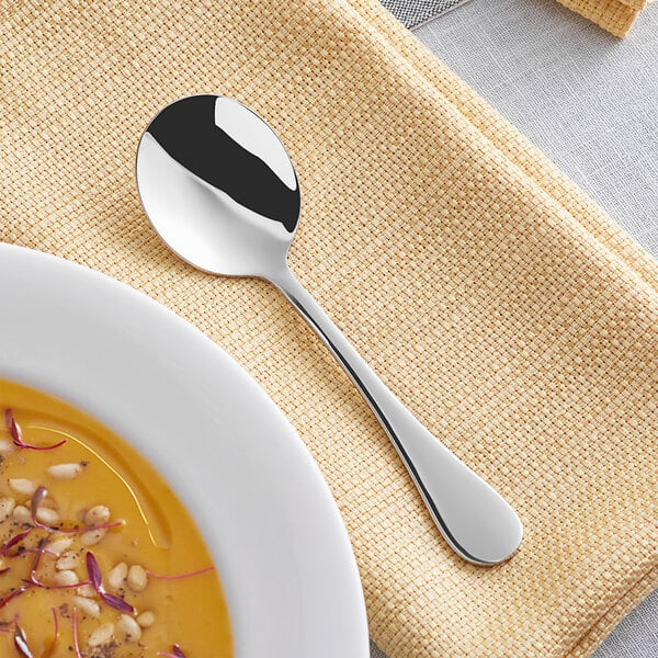 Acopa Vittoria 6 1/16" X-Heavy Bouillon Spoon – item 267740802 image 2