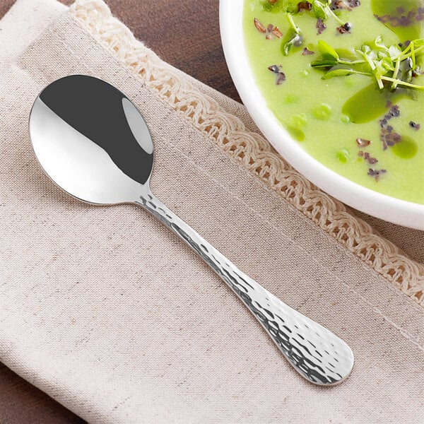 Acopa Inspira 6 1/16" X-Heavy Bouillon Spoon – item 267730802 image 2