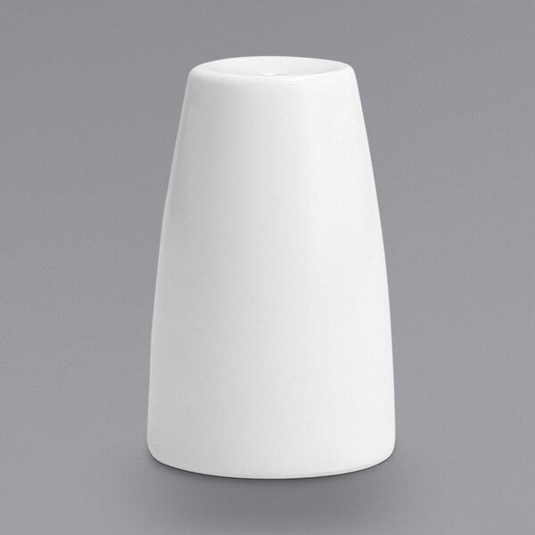 Zwiesel Fortessa 2 1/2" White FSW Porcelain Salt Shaker – item 549ALU00621