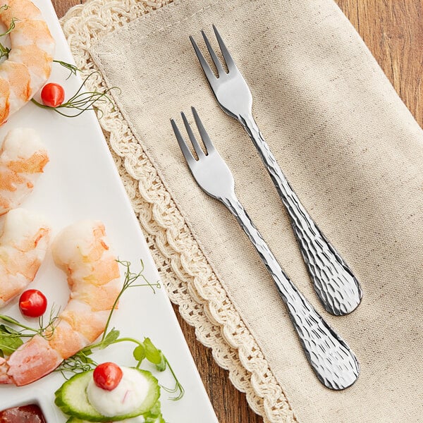 Acopa Inspira 5 3/4" Cocktail / Oyster Fork Cocktail Fork – item 267730807 image 2
