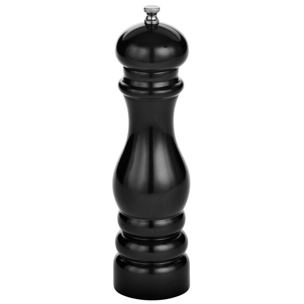 American Metalcraft" Black Wood Finish Pepper Mill – item 124PMBL8