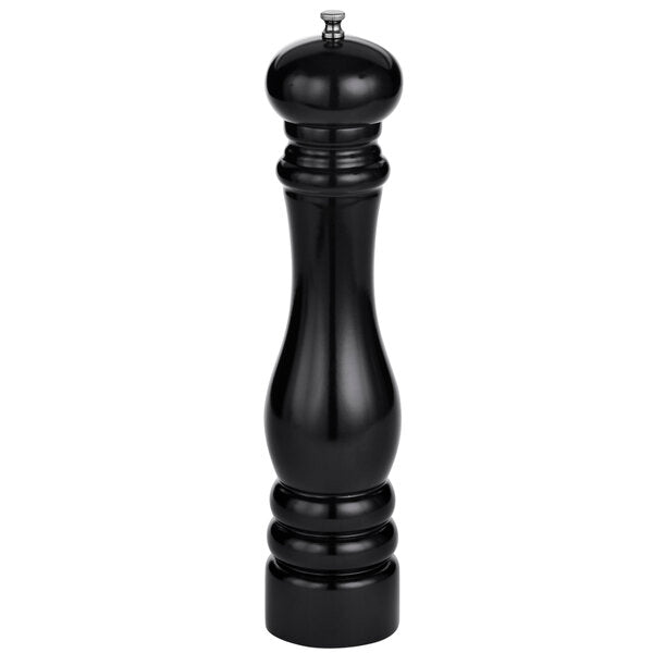 American Metalcraft" Black Wood Finish Pepper Mill – item 124PMBL12