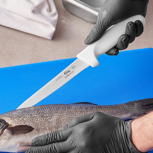 Choice 7" Flexible Fillet Knife w/ White Handle – item 220KWFLTFLX7 image 2